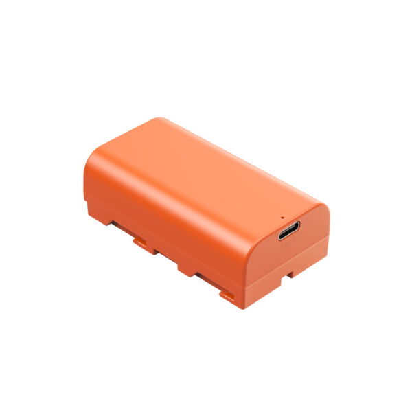 Smallrig NP-F550 USB-C rechargeable camera battery (orange) 4971