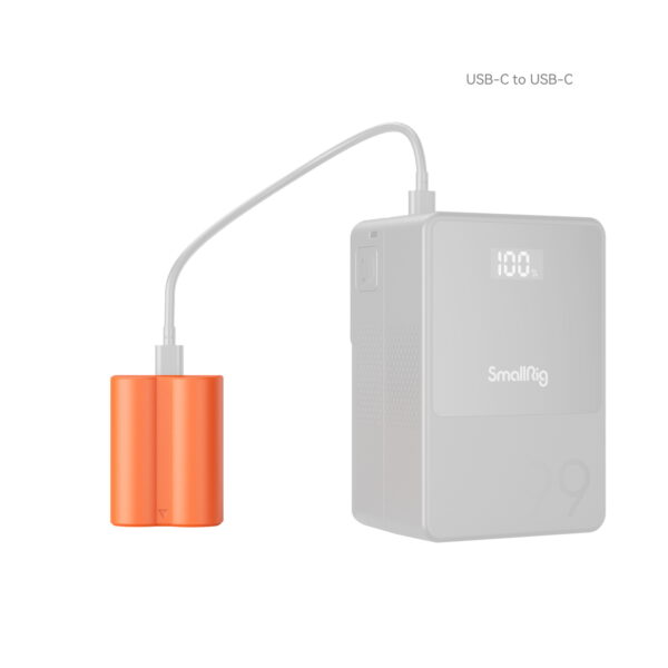 Smallrig NP-W235 USB-C Rechargeable Camera Battery (Orange) 4970