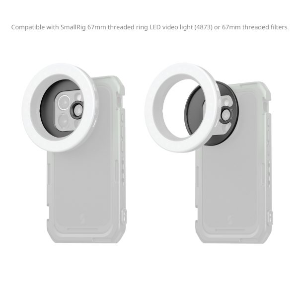 Smallrig 67 mm rotating filter adapter for T-mounting