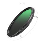 Smallrig VND magnetic filter 67mm ND2-ND32 1-5 stop Black Mist 1-4.