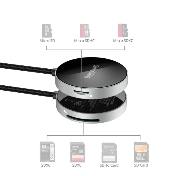 Smallrig Lecteur de cartes mémoire SD 3.0