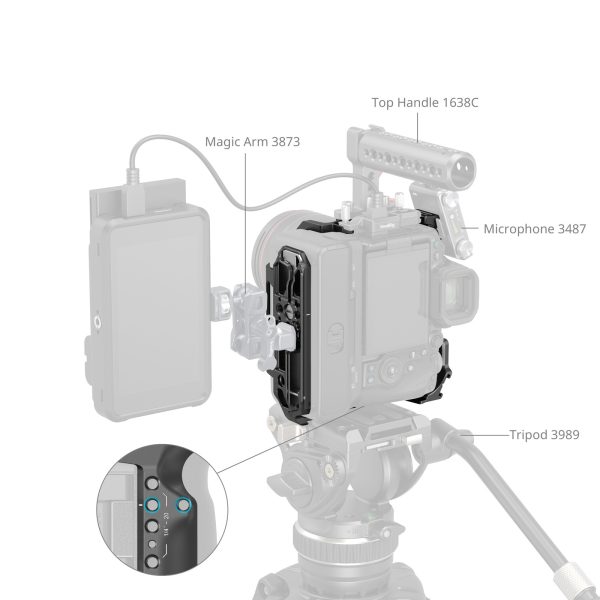 Smallrig Cage für Canon EOS R5 Mark II mit Kühlventilator CF-R20EP-5092