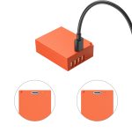 Smallrig Batterie de caméra USB-C rechargeable NP-W126S en orange