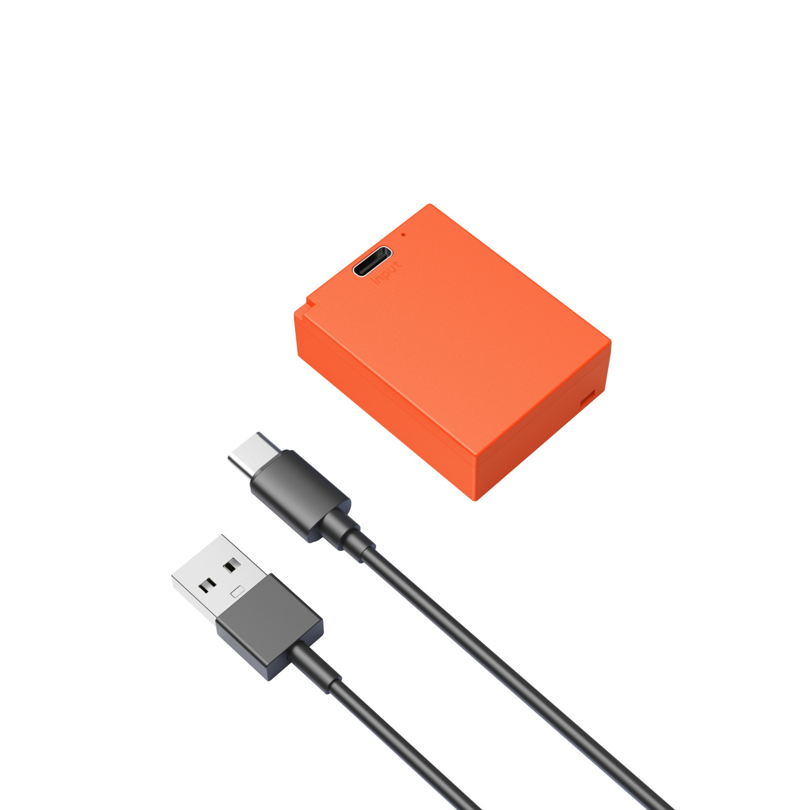 Smallrig Batterie de caméra USB-C rechargeable NP-W126S en orange