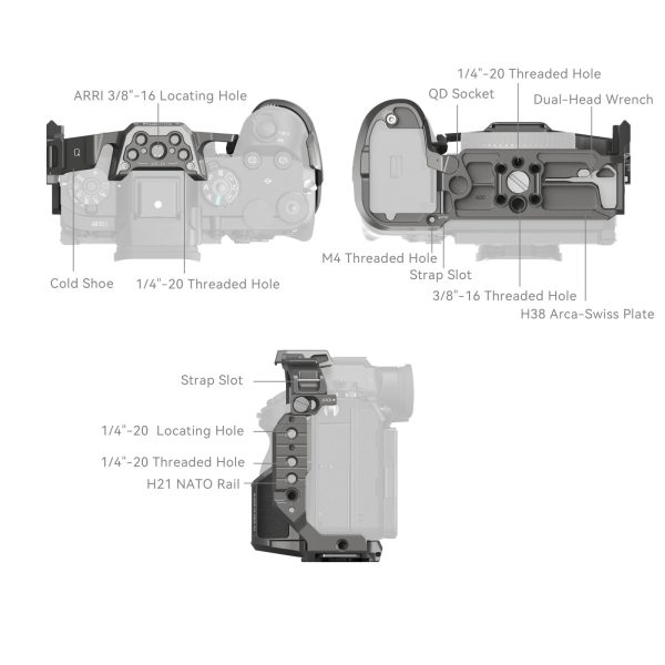 Smallrig Cage for Sony Alpha 1 II and Alpha 9 III