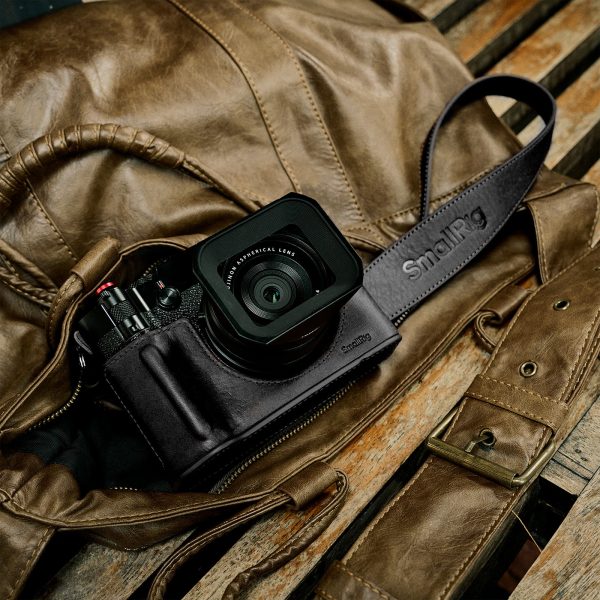 Smallrig Ledertasche für Fujifilm GFX100RF Schwarz – Kit