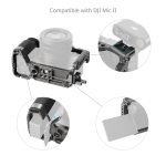 Smallrig Kit de cage de libération rapide Hawklock avec poignée en silicone pour Sony Alpha 7C II / 7CR