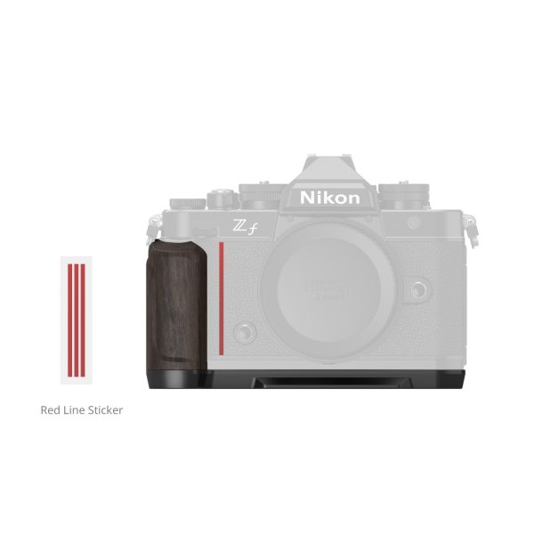 Smallrig L-shaped bracket with wooden handle for Nikon Z-F 4801
