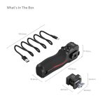 Small handle with follow focus for the DJI RS-4329 series.