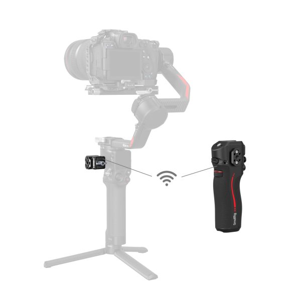 Small handle with follow focus for the DJI RS-4329 series.