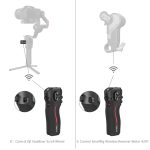 Small handle with follow focus for the DJI RS-4329 series.