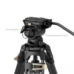 Smallrig Kit de trépied tête fluide robuste