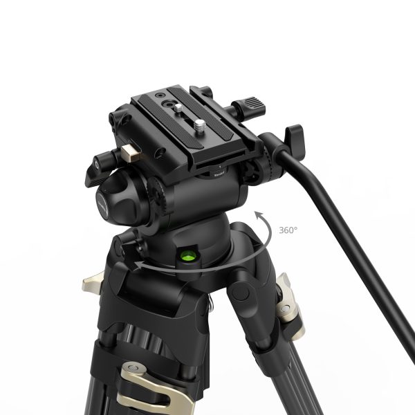 Smallrig Kit de trépied tête fluide robuste