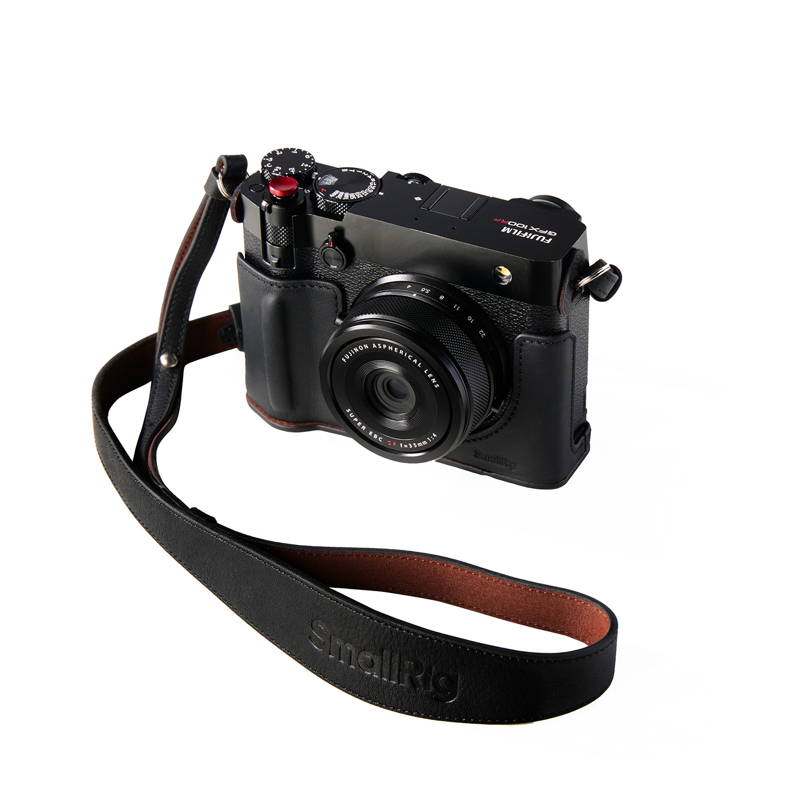 Smallrig Ledertasche für Fujifilm GFX100RF Schwarz – Kit
