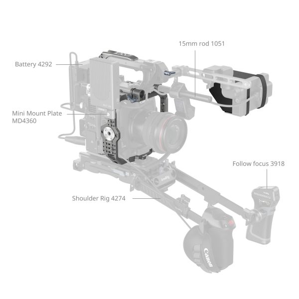 Smallrig Basic Cage Kit für Canon C400 4947
