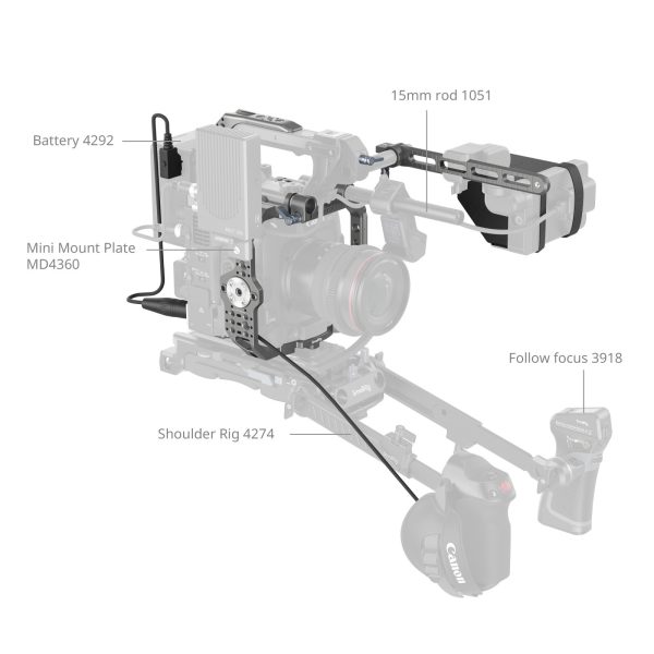 Smallrig Advanced Cage Kit for Canon C400 4946