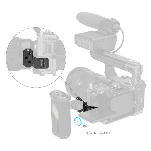 Smallrig Side Handle Extension Adapter with NATO Clamp 4458