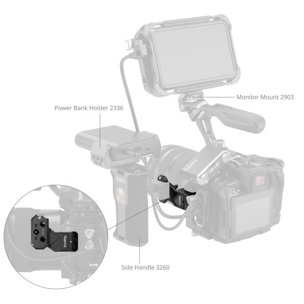 Smallrig Side Handle Extension Adapter with NATO Clamp 4458