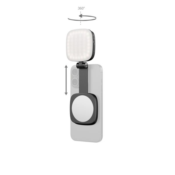 Smallrig Vibe P48 Lampe Vidéo LED Amovible pour Téléphone Mobile (Noir) 4656