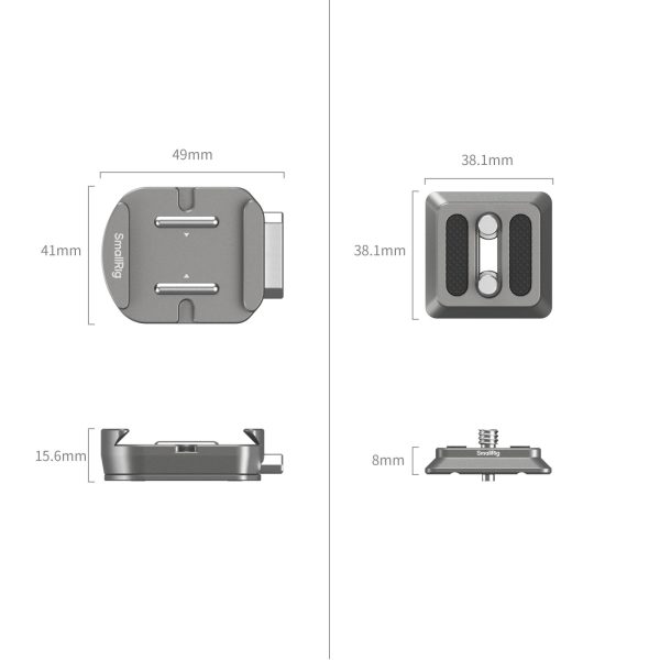 Smallrig Arca-Swiss HawkLock H38 Schnellwechselplatte 4486