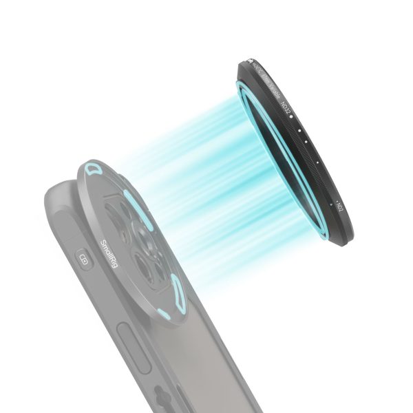 Smallrig Aufsteckbarer VND-Filter ND2-ND32 (1-5 Stopp) 67 mm 4581
