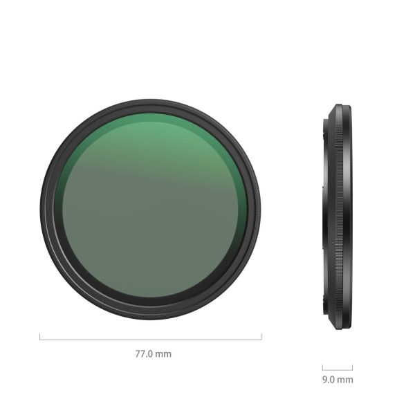 Smallrig Aufsteckbarer VND-Filter ND2-ND32 (1-5 Stopp) 67 mm 4581