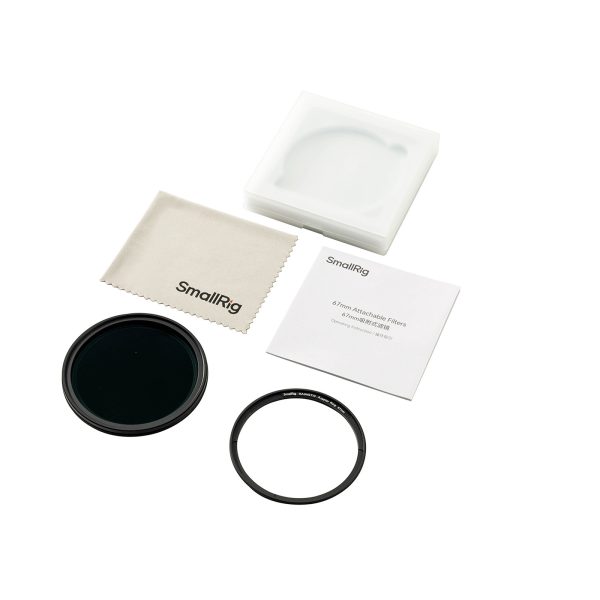 Smallrig Aufsteckbarer VND-Filter ND2-ND32 (1-5 Stopp) 67 mm 4581