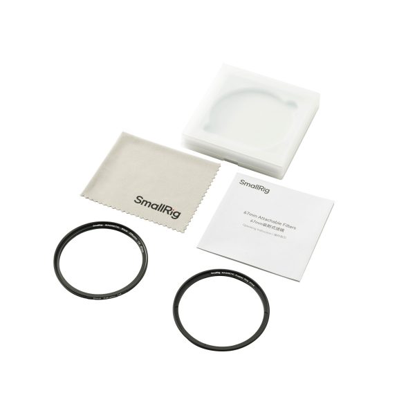 Smallrig Aufsteckbarer 1/4 Schwarzer Nebelfilter (67 mm)