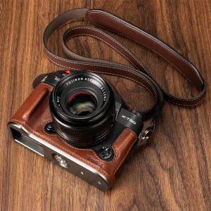 Smallrig Kit de demi-étui en cuir pour FUJIFILM X-T50 (marron) 4710