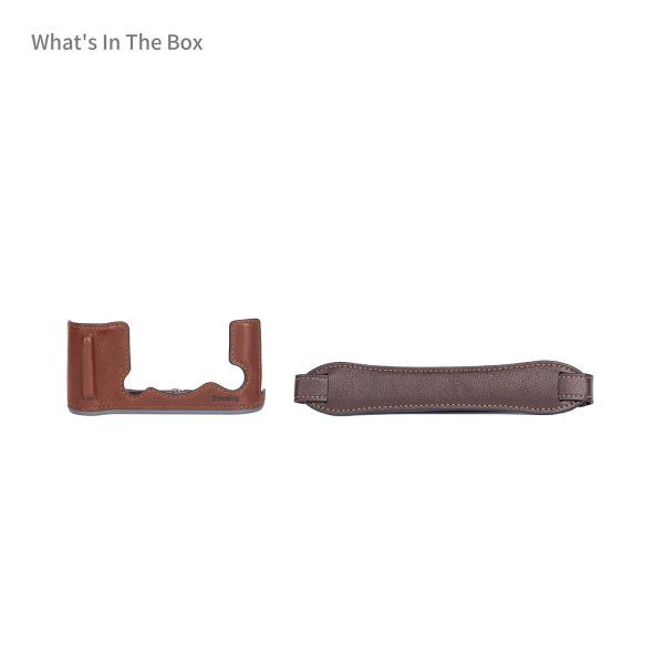 Smallrig Leather Half Case Kit for FUJIFILM X-T50 (Brown) 4710