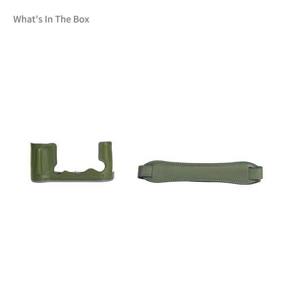 Smallrig Leather Half Case Set for FUJIFILM X-T50 (Green) 4711