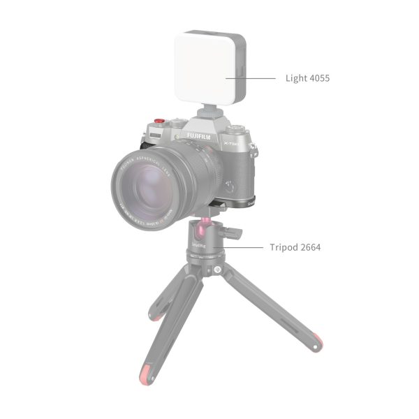 Smallrig L-shaped silicone handle for FUJIFILM X-T50 (Silver) 4712