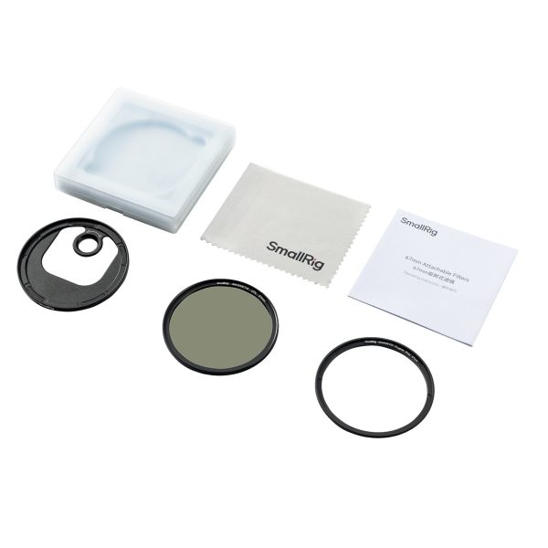 Smallrig Attachable CPL Filter with T-mount Filter Adapter (67mm) 4728
