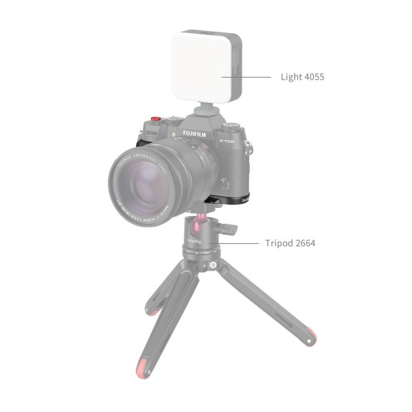 Smallrig L-shaped silicone handle for the FUJIFILM X-T50 (black) 4783