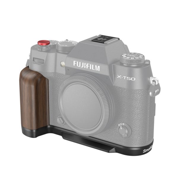 Smallrig L-förmiger Handgriff aus Holz für FUJIFILM X-T50 (Schwarz) 4784