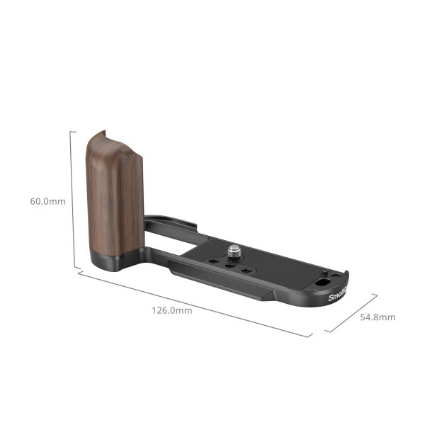 Smallrig L-förmiger Handgriff aus Holz für FUJIFILM X-T50 (Schwarz) 4784