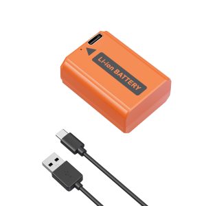 Smallrig NP-FW50 USB-C wiederaufladbarer Kameraakku (Orange) 4965