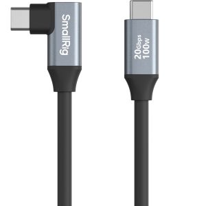 Smallrig Câble de données USB-C (droit) vers USB-C (coudé) (35cm / 13.8in) 4790