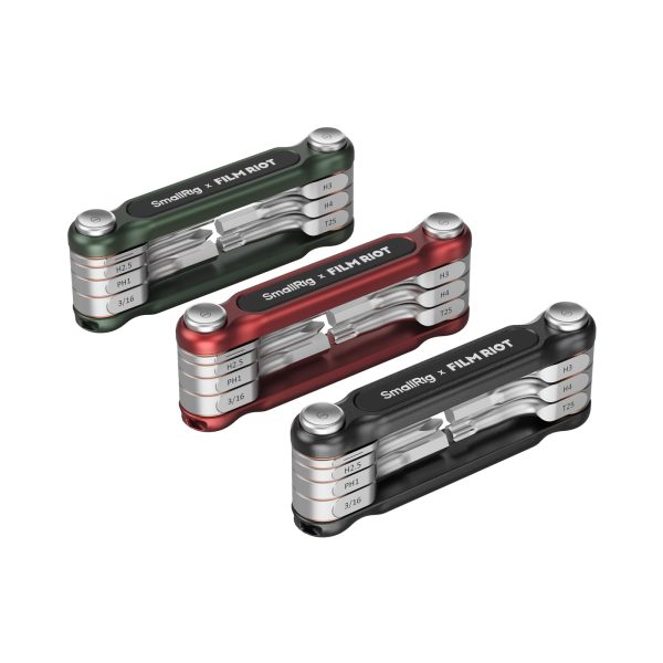 Smallrig 7-in-1 Multi-Angle-Positionierungs-Klappschlüssel-Set (Grün) 4812 in Zusammenarbeit mit FILM RIOT