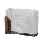 Smallrig Plaque de montage en forme de L avec poignée en bois pour Fujifilm GFX100RF - Argent 5265
