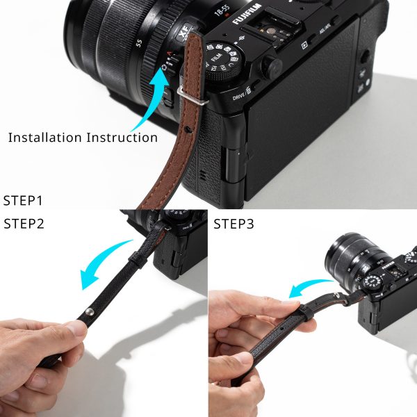 SmallRig Universal Leather Camera Shoulder Strap (Black)