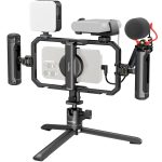 Smallrig All-in-One-Video-Set für Smartphone-Video-Ersteller mit Audio- und Beleuchtungssystem Pro Rapid Full Edition 4704