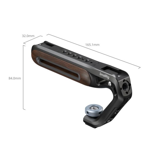 Smallrig Wooden Top Handle with 5250 Cold Press Mount