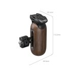 Smallrig Wooden Side Handle with ARRI 1/4"-20 and 3/8"-16 Positioning Screws 5238