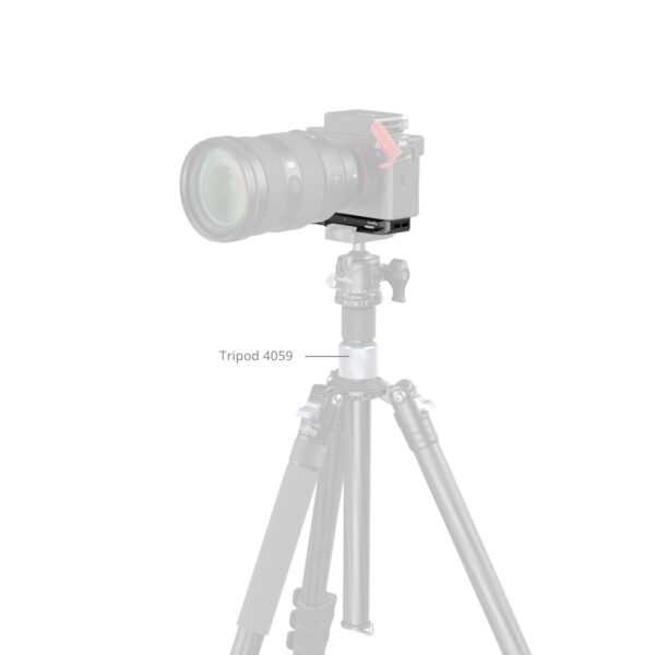 Smallrig Plaque de base avec emplacement pour Airtag pour Sony Alpha 7C II / Alpha 7CR (Noir) 5481