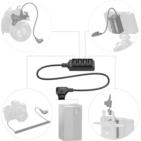 Smallrig D-Tap 1 to 4 Power Cable - 4831