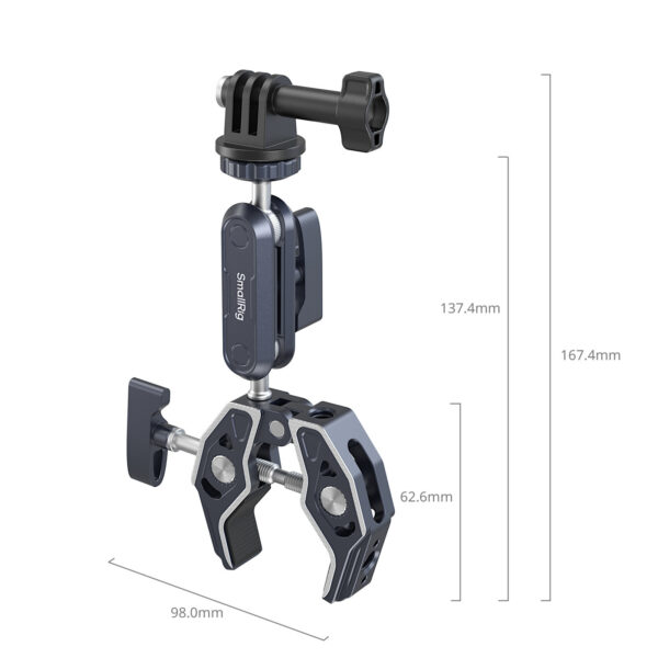 Smallrig Crab Clamp with Ball Head Magic Arm 5529