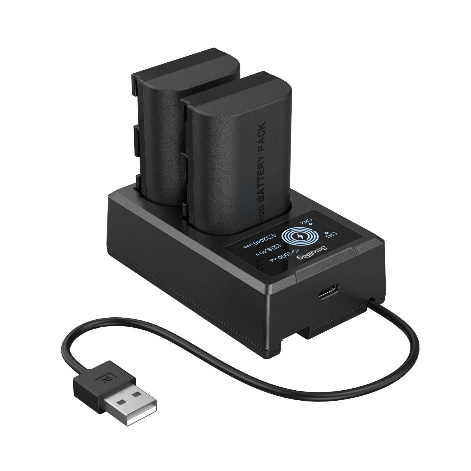Smallrig Kit de batterie et de chargeur pour Canon LP-E6P 5409