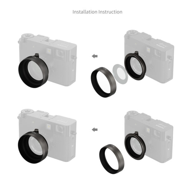 Smallrig Schutzhülle für FUJIFILM X half (Anthrazit Silber) 5709