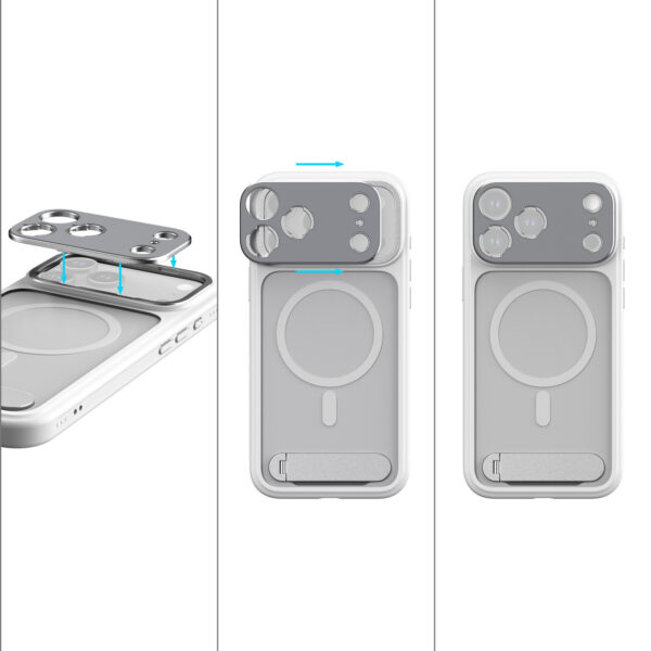 Smallrig Leichte Kameratasche für iPhone 17 Pro (Weiß) 5550